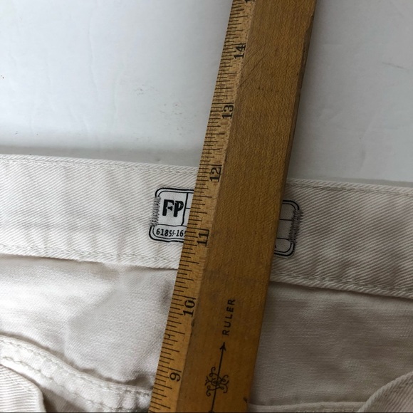 Free People white denim jean shorts - Picture 9 of 9